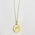 Minimalist Constellation Copper 14K Gold Plated Pendant Necklace In Bulk