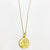 Minimalist Constellation Copper 14K Gold Plated Pendant Necklace In Bulk