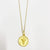 Minimalist Constellation Copper 14K Gold Plated Pendant Necklace In Bulk