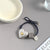 Women'S Streetwear Heart Shape Alloy Rhinestone Hair Tie