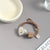 Women'S Streetwear Heart Shape Alloy Rhinestone Hair Tie