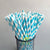 100 Pieces Birthday Fashion Stripe Paper Straw 1 Piece