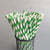 100 Pieces Birthday Fashion Stripe Paper Straw 1 Piece