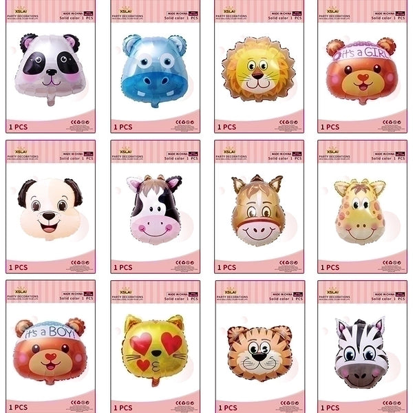 Cute Animal Aluminum Film Holiday Party Balloons
