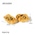 1 Pair Ig Style Solid Color Claw Bag Plating 304 Stainless Steel Ear Studs