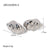 1 Pair Ig Style Solid Color Claw Bag Plating 304 Stainless Steel Ear Studs