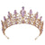 Baroque Style Crown Alloy Inlay Rhinestones Crown 1 Piece