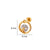 Ear Cartilage Rings & Studs Geometric Copper Plating Artificial Gemstones