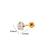 Ear Cartilage Rings & Studs Geometric Copper Plating Artificial Gemstones