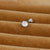 1 Piece Shiny Round Plating Inlay Stainless Steel Zircon Ear Studs