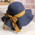 Women'S Elegant Minimalist Color Block Wide Eaves Sun Hat