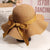 Women'S Elegant Minimalist Color Block Wide Eaves Sun Hat