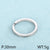 1 Piece Stainless Steel 18K Gold Plated Round
