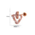 1 Piece Ear Cartilage Rings & Studs Minimalist Classic Style Pentagram Heart Shape Flower 316L Stainless Steel  Copper Plating Inlay Zircon