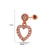 1 Piece Ear Cartilage Rings & Studs Minimalist Classic Style Pentagram Heart Shape Flower 316L Stainless Steel  Copper Plating Inlay Zircon