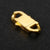 1 Piece Stainless Steel 18K Gold Plated Geometric