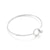 Elegant Minimalist Round Stainless Steel 18K Gold Plated Bangle In Bulk