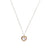 Elegant Heart Shape Titanium Steel Inlay Shell Pendant Necklace