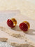 1 Pair Minimalist Round Enamel Plating Brass 18K Gold Plated Earrings