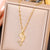 Sweet Dolphin Copper Inlay Opal Zircon Pendant Necklace