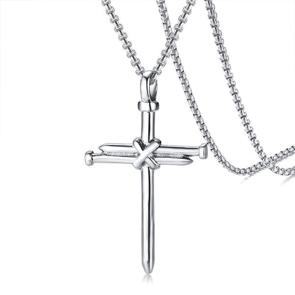 Casual Cross Alloy Plating Unisex Pendant Necklace