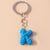 Minimalist Letter Resin Bag Pendant Keychain