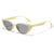 Classic Style Solid Color Ac Cat Eye Full Frame Women'S Sunglasses