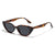 Classic Style Solid Color Ac Cat Eye Full Frame Women'S Sunglasses