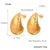 1 Pair Ig Style Classic Style Water Droplets Plating Inlay Copper Artificial Diamond 18K Gold Plated Ear Studs