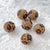 1 Piece Diameter 16Mm Hole 2~2.9Mm Copper Rhinestones Round Beads