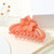 Women'S Minimalist Flower Plastic Stoving Varnish Hair Claws
