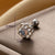 1 Piece Ig Style French Style Minimalist Star Moon Flower Hollow Out Inlay Copper Zircon Drop Earrings Earrings Ear Studs