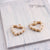 10 Pcs/Package Alloy Pearl Geometric Pendant Minimalist