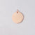 1 Piece Stainless Steel None 18K Gold Plated Rose Gold Plated Solid Color Pendant