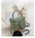 Women'S Medium Pu Leather Solid Color Classic Style Square Zipper Shoulder Bag