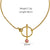 2 Pairs 304 Stainless Steel 14K Gold Plated Hip-Hop British Style Plating Inlay Sun Tree Dollar Natural Stone Pendant Necklace
