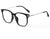 Fashion Minimalist Solid Color Pc Square Full Frame Optical Glasses