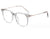 Fashion Minimalist Solid Color Pc Square Full Frame Optical Glasses