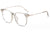 Fashion Minimalist Solid Color Pc Square Full Frame Optical Glasses