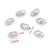 10 Pcs/Package Diameter 3Mm Diameter 4Mm Diameter 5Mm Hole 1~1.9Mm Stainless Steel Geometric Solid Color Brushed Beads