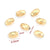 10 Pcs/Package Diameter 3Mm Diameter 4Mm Diameter 5Mm Hole 1~1.9Mm Stainless Steel Geometric Solid Color Brushed Beads