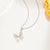 Ig Style Minimalist Butterfly Titanium Steel Inlay Zircon Pendant Necklace