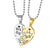 Minimalist Classic Style Letter 304 Stainless Steel Gold Plated Silver Plated Pendant Necklace