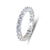 925 Sterling Silver Zircon Geometric Rings