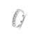 925 Sterling Silver Zircon Geometric Rings