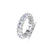 925 Sterling Silver Zircon Geometric Rings