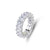 925 Sterling Silver Zircon Geometric Rings