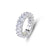 925 Sterling Silver Zircon Geometric Rings