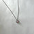 Minimalist Heart Shape 304 Stainless Steel Artificial Opal Copper Plating Pendant Necklace