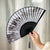 3 Pieces Ancient Style Folding Fan Female Classical Tassel Silk Fan Chinese Style Small Fan Portable Dance Craft National Fashion Fan Student Fan